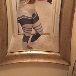 Black and white leggings